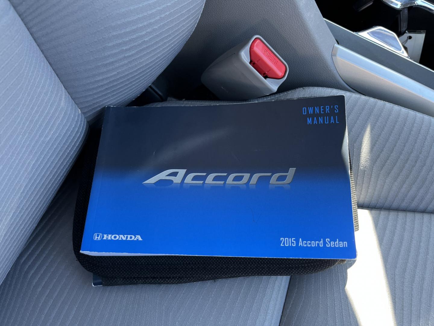 2015 Gray /Gray Honda Accord LX Sedan CVT (1HGCR2F37FA) with an 2.4L I4 DOHC 16V engine, Automatic transmission, located at 11115 Chardon Rd. , Chardon, OH, 44024, (440) 214-9705, 41.580246, -81.241943- Photo#39