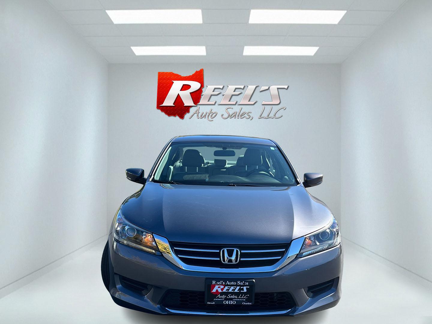 2015 Gray /Gray Honda Accord LX Sedan CVT (1HGCR2F37FA) with an 2.4L I4 DOHC 16V engine, Automatic transmission, located at 11115 Chardon Rd. , Chardon, OH, 44024, (440) 214-9705, 41.580246, -81.241943- Photo#1