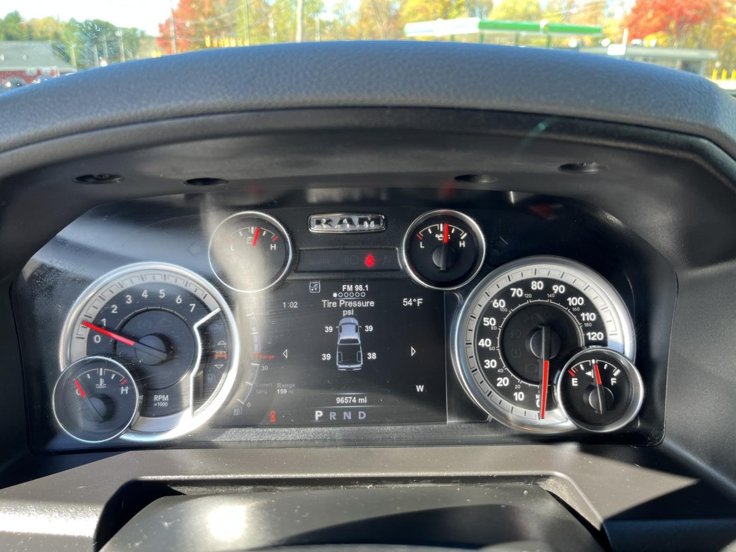 2017 White /Gray Ram 1500 Big Horn Crew Cab SWB 4WD (1C6RR7LG1HS) with an 3.6L V6 DOHC 24V FFV engine, Automatic transmission, located at 11115 Chardon Rd. , Chardon, OH, 44024, (440) 214-9705, 41.580246, -81.241943 - 2017 Ram 1500 Big Horn Crew Cab 4WD – Practical V6 with Heated Seats and Chrome Wheels This 2017 Ram 1500 Big Horn Crew Cab 4WD is finished in Bright White on 20" chrome wheels, with daytime running lights and dusk-sensing headlights. It has a clean, straightforward look. The 3.6L Pentastar V6 an- Photo#23