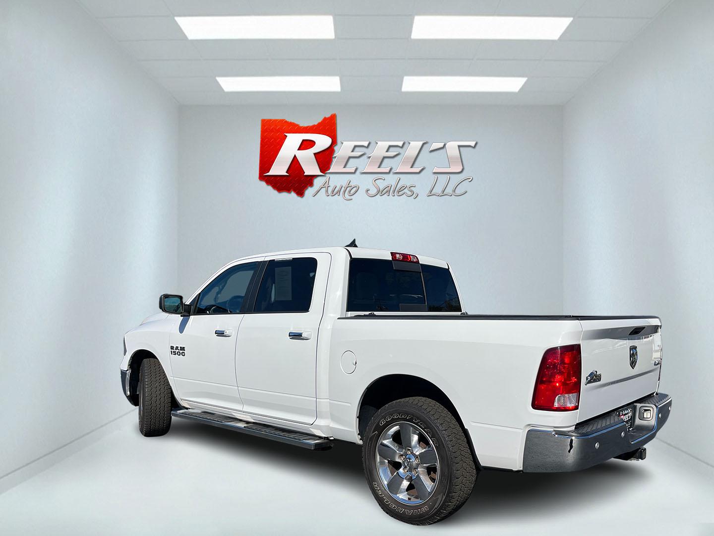 2017 White /Gray Ram 1500 Big Horn Crew Cab SWB 4WD (1C6RR7LG1HS) with an 3.6L V6 DOHC 24V FFV engine, Automatic transmission, located at 11115 Chardon Rd. , Chardon, OH, 44024, (440) 214-9705, 41.580246, -81.241943 - 2017 Ram 1500 Big Horn Crew Cab 4WD – Practical V6 with Heated Seats and Chrome Wheels This 2017 Ram 1500 Big Horn Crew Cab 4WD is finished in Bright White on 20" chrome wheels, with daytime running lights and dusk-sensing headlights. It has a clean, straightforward look. The 3.6L Pentastar V6 an- Photo#9
