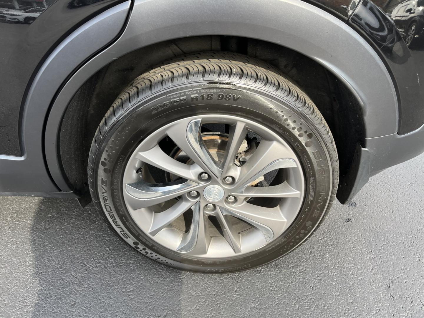2022 Black /Black Buick Encore GX Essence (KL4MMFSL2NB) with an 1.3L I3 TURBO engine, Automatic transmission, located at 11115 Chardon Rd. , Chardon, OH, 44024, (440) 214-9705, 41.580246, -81.241943 - 2022 Buick Encore GX Essence FWD – Leather, Heated Seats, and Strong Highway Numbers This 2022 Buick Encore GX Essence FWD is finished in Ebony Twilight Metallic on 18" aluminum wheels, with full LED exterior lighting. It has a clean, finished look in a compact package. The 1.3L turbocharged EcoT- Photo#10
