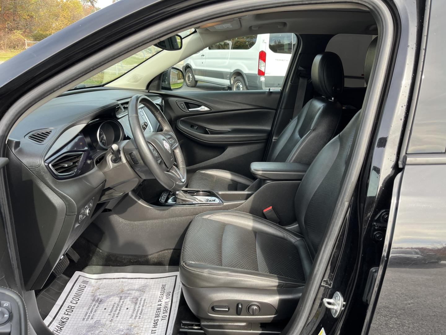 2022 Black /Black Buick Encore GX Essence (KL4MMFSL2NB) with an 1.3L I3 TURBO engine, Automatic transmission, located at 11115 Chardon Rd. , Chardon, OH, 44024, (440) 214-9705, 41.580246, -81.241943 - 2022 Buick Encore GX Essence FWD – Leather, Heated Seats, and Strong Highway Numbers This 2022 Buick Encore GX Essence FWD is finished in Ebony Twilight Metallic on 18" aluminum wheels, with full LED exterior lighting. It has a clean, finished look in a compact package. The 1.3L turbocharged EcoT- Photo#18