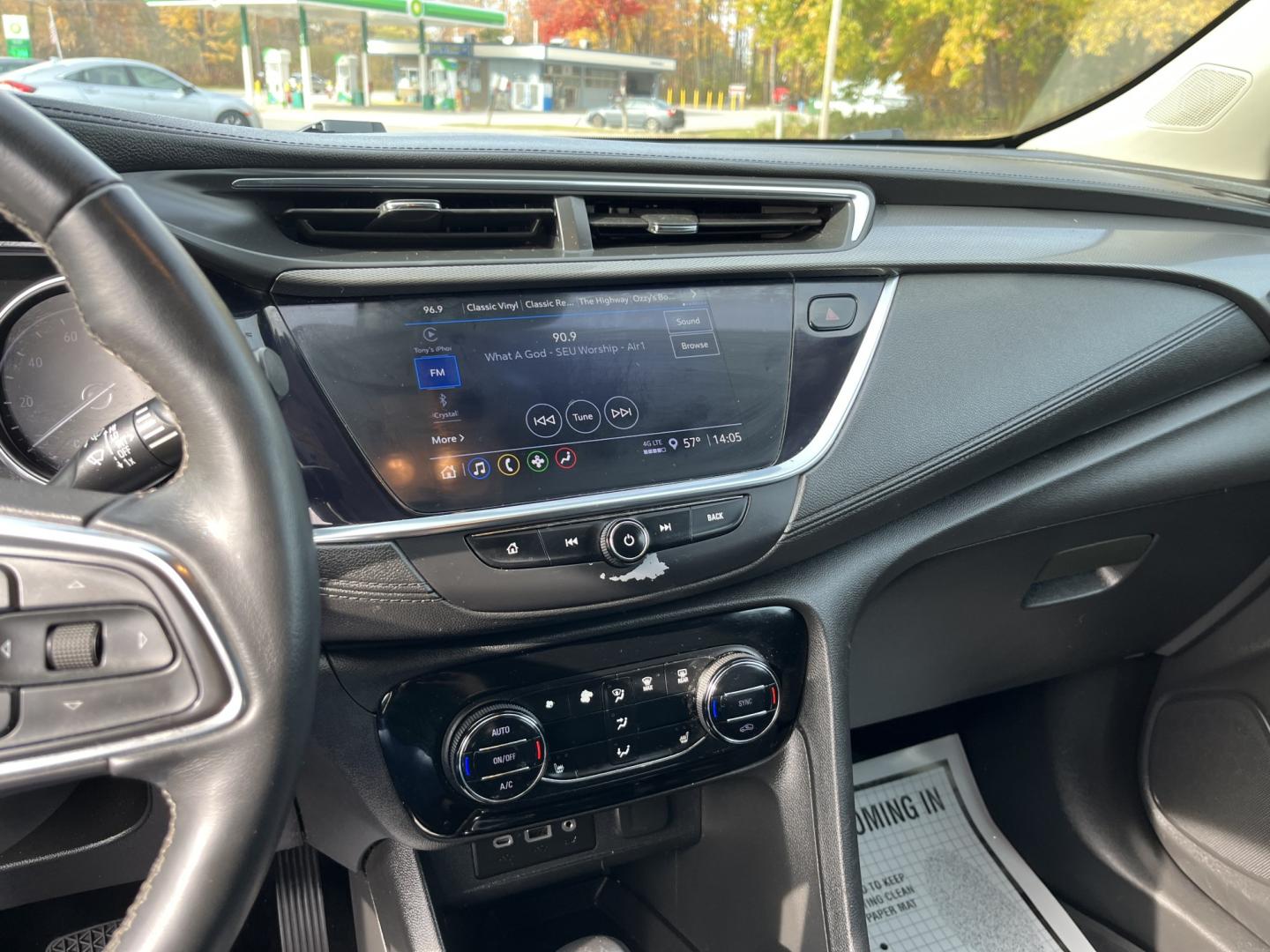 2022 Black /Black Buick Encore GX Essence (KL4MMFSL2NB) with an 1.3L I3 TURBO engine, Automatic transmission, located at 11115 Chardon Rd. , Chardon, OH, 44024, (440) 214-9705, 41.580246, -81.241943 - 2022 Buick Encore GX Essence FWD – Leather, Heated Seats, and Strong Highway Numbers This 2022 Buick Encore GX Essence FWD is finished in Ebony Twilight Metallic on 18" aluminum wheels, with full LED exterior lighting. It has a clean, finished look in a compact package. The 1.3L turbocharged EcoT- Photo#25