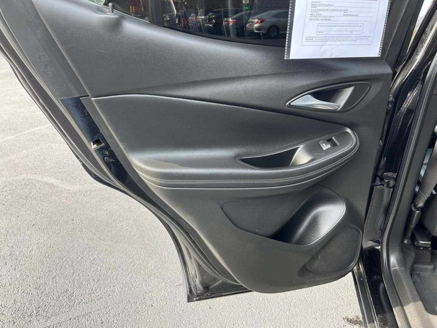 2022 Black /Black Buick Encore GX Essence (KL4MMFSL2NB) with an 1.3L I3 TURBO engine, Automatic transmission, located at 11115 Chardon Rd. , Chardon, OH, 44024, (440) 214-9705, 41.580246, -81.241943 - 2022 Buick Encore GX Essence FWD – Leather, Heated Seats, and Strong Highway Numbers This 2022 Buick Encore GX Essence FWD is finished in Ebony Twilight Metallic on 18" aluminum wheels, with full LED exterior lighting. It has a clean, finished look in a compact package. The 1.3L turbocharged EcoT- Photo#29