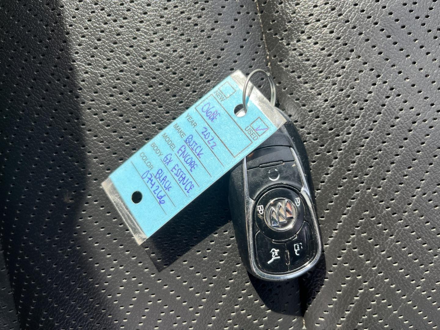 2022 Black /Black Buick Encore GX Essence (KL4MMFSL2NB) with an 1.3L I3 TURBO engine, Automatic transmission, located at 11115 Chardon Rd. , Chardon, OH, 44024, (440) 214-9705, 41.580246, -81.241943 - 2022 Buick Encore GX Essence FWD – Leather, Heated Seats, and Strong Highway Numbers This 2022 Buick Encore GX Essence FWD is finished in Ebony Twilight Metallic on 18" aluminum wheels, with full LED exterior lighting. It has a clean, finished look in a compact package. The 1.3L turbocharged EcoT- Photo#38