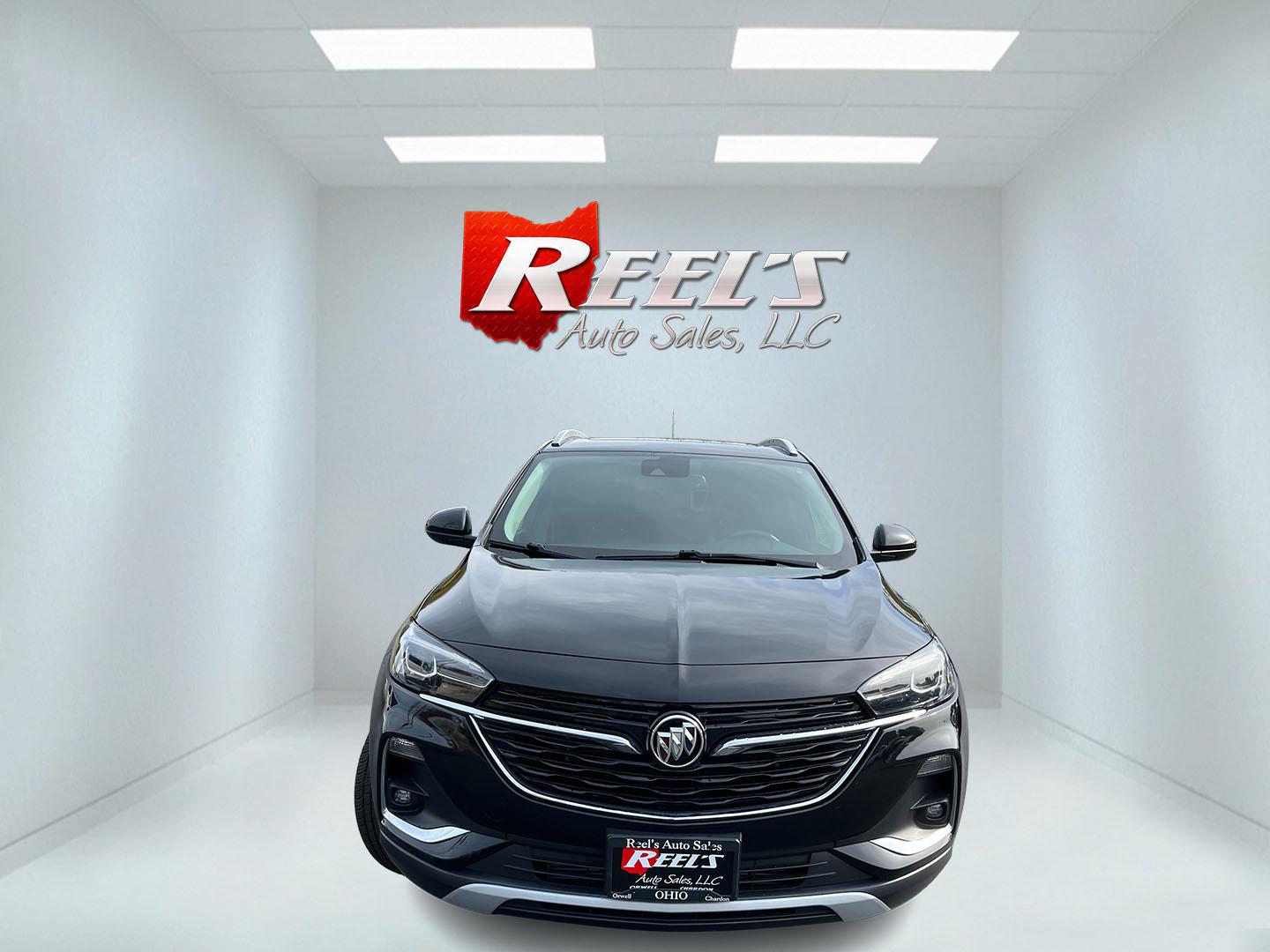 2022 Black /Black Buick Encore GX Essence (KL4MMFSL2NB) with an 1.3L I3 TURBO engine, Automatic transmission, located at 11115 Chardon Rd. , Chardon, OH, 44024, (440) 214-9705, 41.580246, -81.241943 - 2022 Buick Encore GX Essence FWD – Leather, Heated Seats, and Strong Highway Numbers This 2022 Buick Encore GX Essence FWD is finished in Ebony Twilight Metallic on 18" aluminum wheels, with full LED exterior lighting. It has a clean, finished look in a compact package. The 1.3L turbocharged EcoT- Photo#1