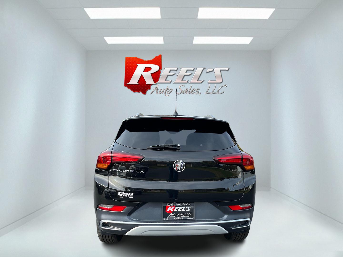 2022 Black /Black Buick Encore GX Essence (KL4MMFSL2NB) with an 1.3L I3 TURBO engine, Automatic transmission, located at 11115 Chardon Rd. , Chardon, OH, 44024, (440) 214-9705, 41.580246, -81.241943 - 2022 Buick Encore GX Essence FWD – Leather, Heated Seats, and Strong Highway Numbers This 2022 Buick Encore GX Essence FWD is finished in Ebony Twilight Metallic on 18" aluminum wheels, with full LED exterior lighting. It has a clean, finished look in a compact package. The 1.3L turbocharged EcoT- Photo#8
