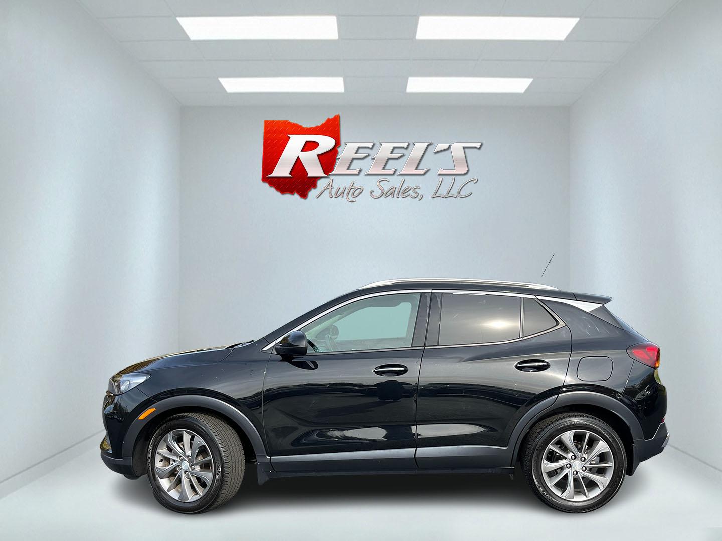2022 Black /Black Buick Encore GX Essence (KL4MMFSL2NB) with an 1.3L I3 TURBO engine, Automatic transmission, located at 11115 Chardon Rd. , Chardon, OH, 44024, (440) 214-9705, 41.580246, -81.241943 - 2022 Buick Encore GX Essence FWD – Leather, Heated Seats, and Strong Highway Numbers This 2022 Buick Encore GX Essence FWD is finished in Ebony Twilight Metallic on 18" aluminum wheels, with full LED exterior lighting. It has a clean, finished look in a compact package. The 1.3L turbocharged EcoT- Photo#11