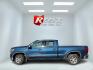 2020 Blue /Black GMC Sierra 1500 SLE Crew Cab Short Box 4WD (3GTU9BED1LG) with an 5.3L V8 OHV 16V engine, Automatic transmission, located at 547 E. Main St., Orwell, OH, 44076, (440) 437-5893, 41.535435, -80.847855- Photo#11